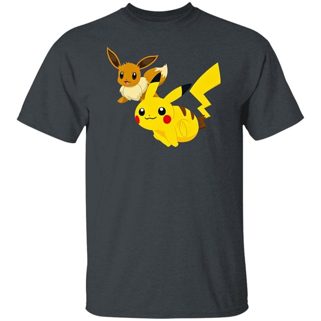 Pikachu And Flareon Pokemon Shirt Graniph Pikachu And Flareon Pokemon Shirt Graniph