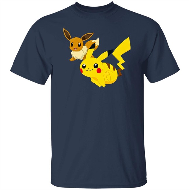 Pikachu And Flareon Pokemon Shirt Graniph Pikachu And Flareon Pokemon Shirt Graniph