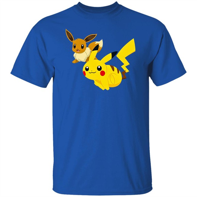 Pikachu And Flareon Pokemon Shirt Graniph Pikachu And Flareon Pokemon Shirt Graniph