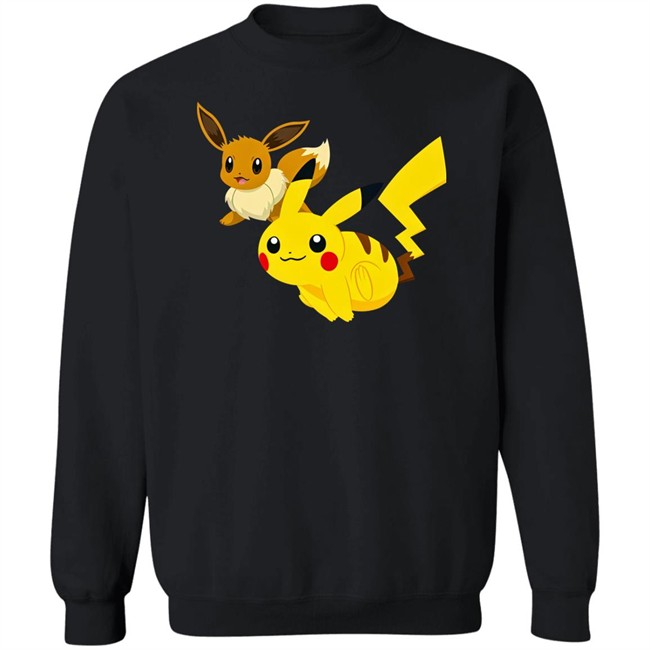 Pikachu And Flareon Pokemon Shirt Graniph Pikachu And Flareon Pokemon Shirt Graniph