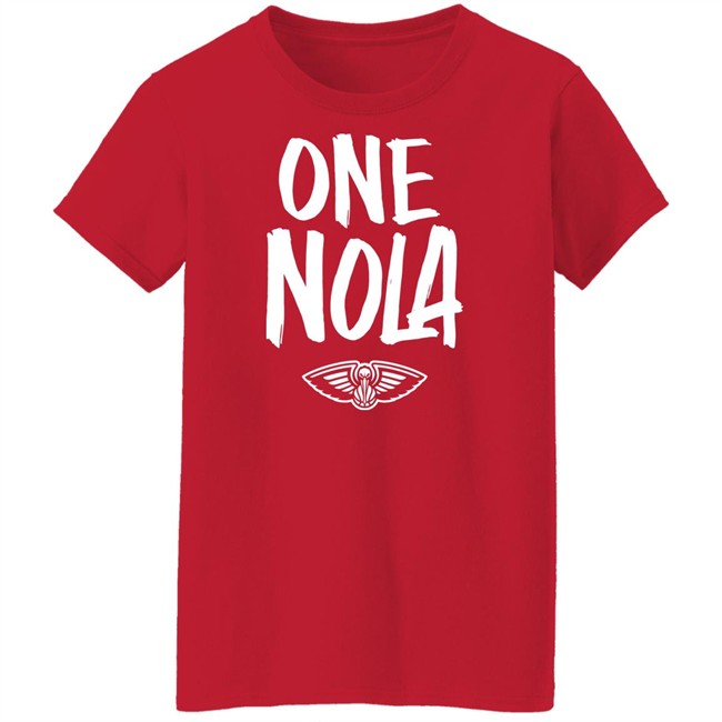 One Nola New Orleans Pelicans Red Shirt One Nola New Orleans Pelicans Red Shirt