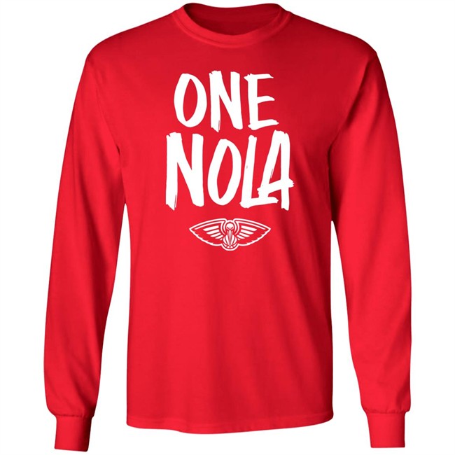 One Nola New Orleans Pelicans Red Shirt One Nola New Orleans Pelicans Red Shirt