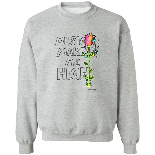 Sound Merch Store Music Makes Me High White T Shirt Sound Merch Store Music Makes Me High White T Shirt