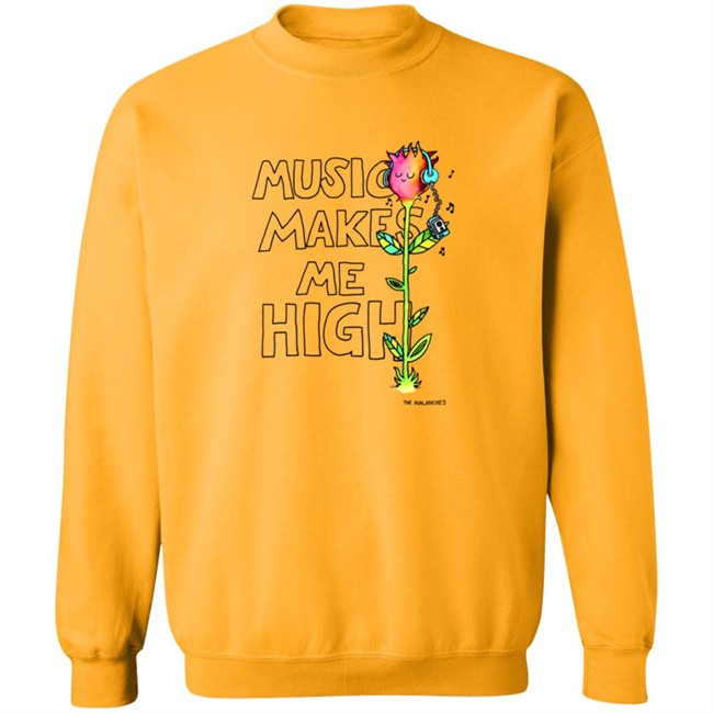 Sound Merch Store Music Makes Me High White T Shirt Sound Merch Store Music Makes Me High White T Shirt