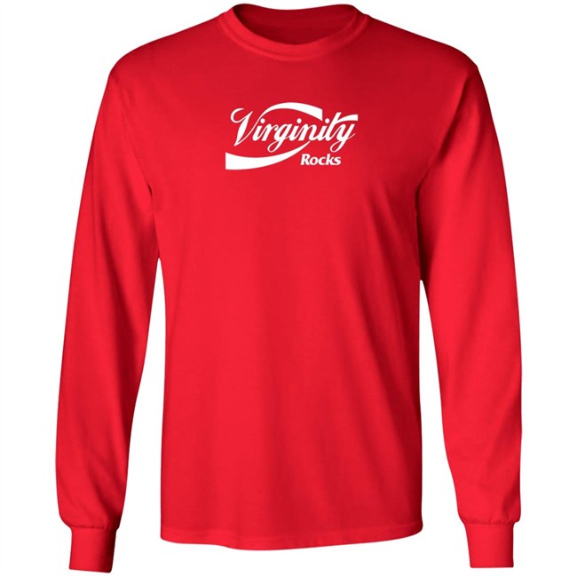 Danny Duncan Merch Virginity Rocks Pop Red Tee Shirt Danny Duncan Merch Virginity Rocks Pop Red Tee Shirt