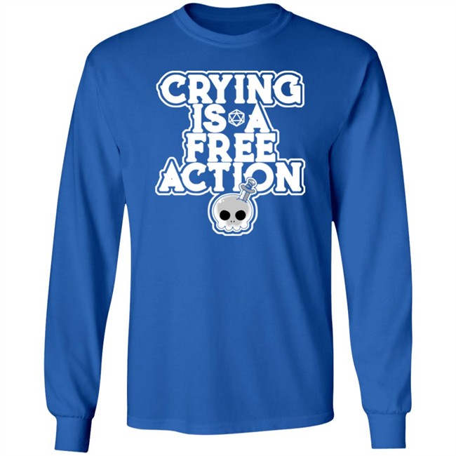 Gemmed Firefly Merch Crying is a Free Action T Shirt Gemmed Firefly Merch Crying is a Free Action T Shirt