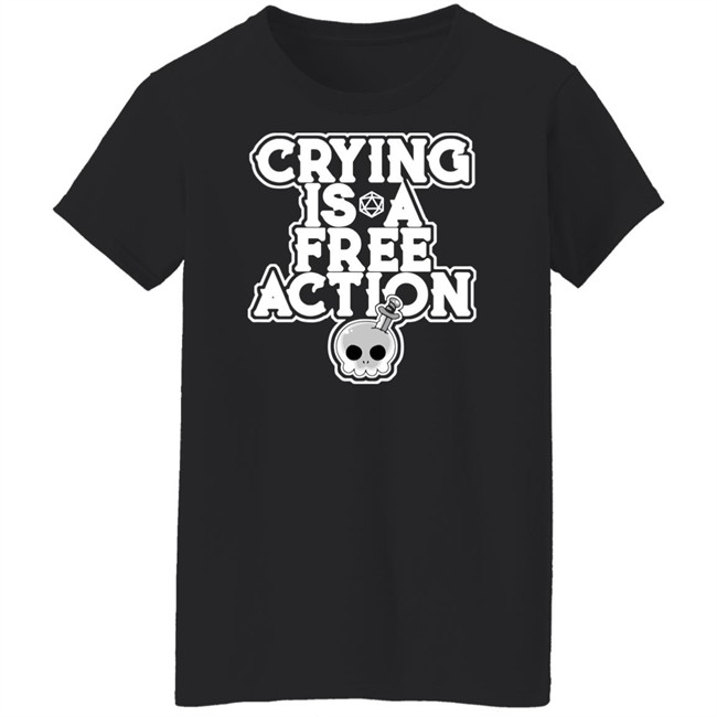 Gemmed Firefly Merch Crying is a Free Action T Shirt Gemmed Firefly Merch Crying is a Free Action T Shirt
