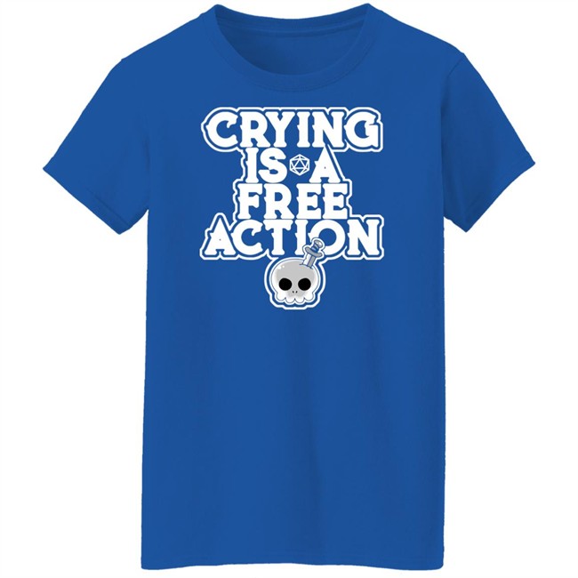 Gemmed Firefly Merch Crying is a Free Action T Shirt Gemmed Firefly Merch Crying is a Free Action T Shirt