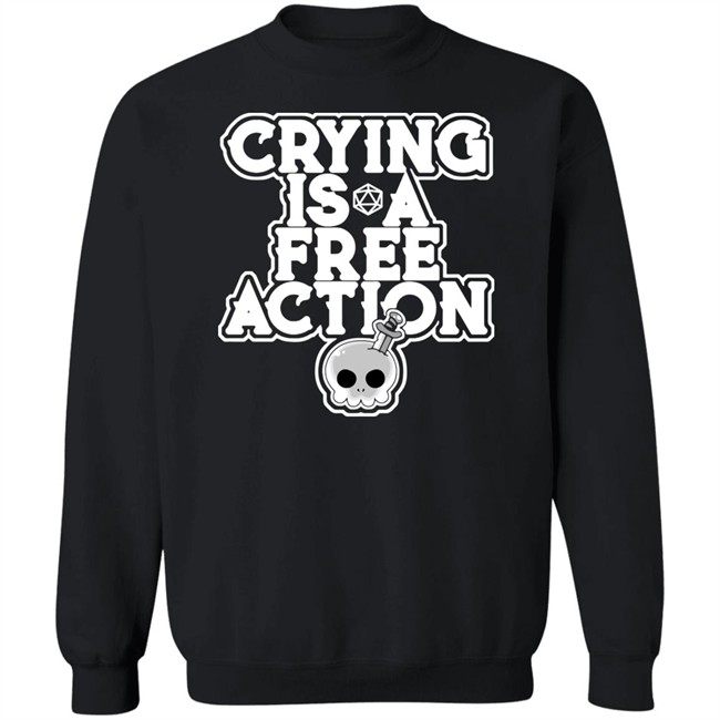 Gemmed Firefly Merch Crying is a Free Action T Shirt Gemmed Firefly Merch Crying is a Free Action T Shirt