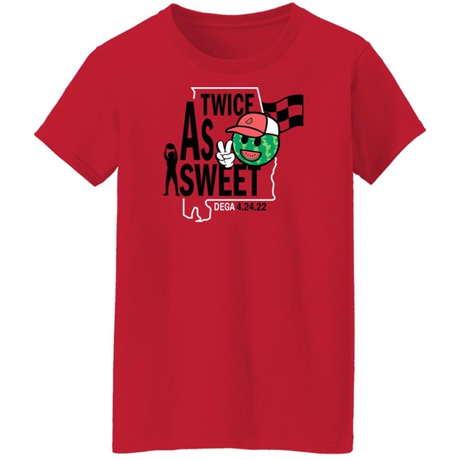 Ross Chastain Merch Twice As Sweet Ross Chastain Dega Win Tee Shirt Dega 4-24-22 Melon Man Brand Ross Chastain Merch Twice As Sweet Ross Chastain Dega Win Tee Shirt Dega 4-24-22 Melon Man Brand