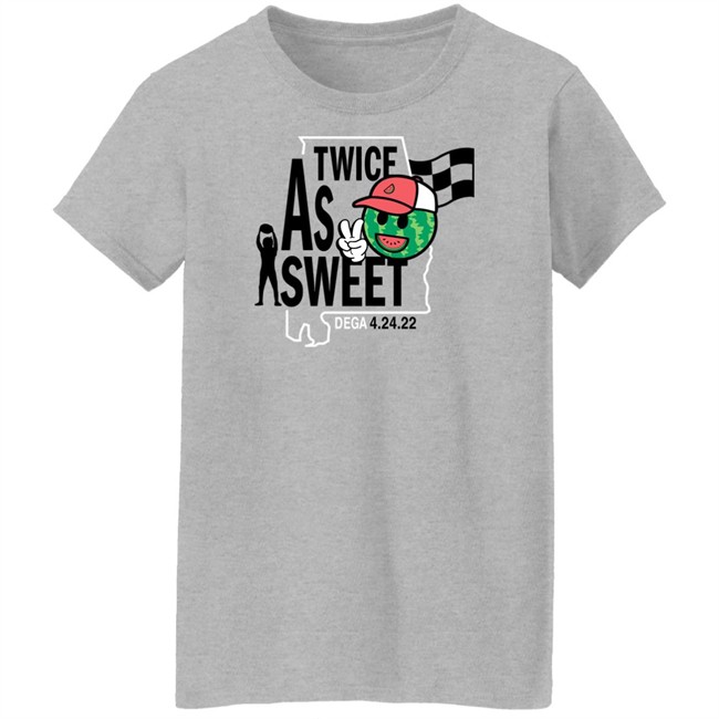 Ross Chastain Merch Twice As Sweet Ross Chastain Dega Win Tee Shirt Dega 4-24-22 Melon Man Brand Ross Chastain Merch Twice As Sweet Ross Chastain Dega Win Tee Shirt Dega 4-24-22 Melon Man Brand