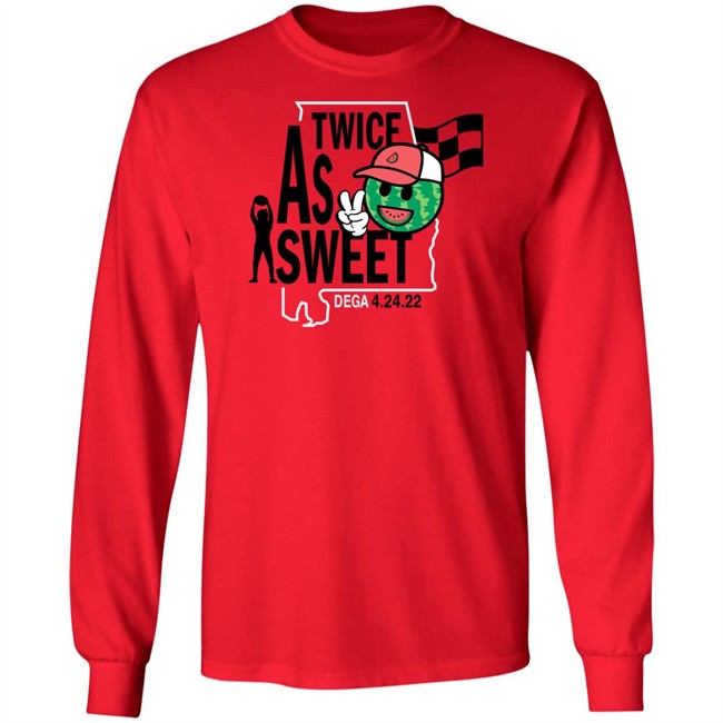 Ross Chastain Merch Twice As Sweet Ross Chastain Dega Win Tee Shirt Dega 4-24-22 Melon Man Brand Ross Chastain Merch Twice As Sweet Ross Chastain Dega Win Tee Shirt Dega 4-24-22 Melon Man Brand