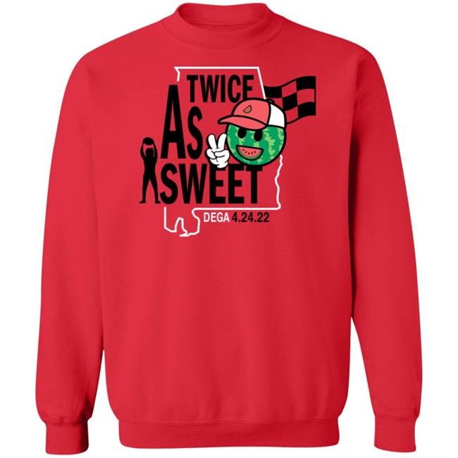 Ross Chastain Merch Twice As Sweet Ross Chastain Dega Win Tee Shirt Dega 4-24-22 Melon Man Brand Ross Chastain Merch Twice As Sweet Ross Chastain Dega Win Tee Shirt Dega 4-24-22 Melon Man Brand