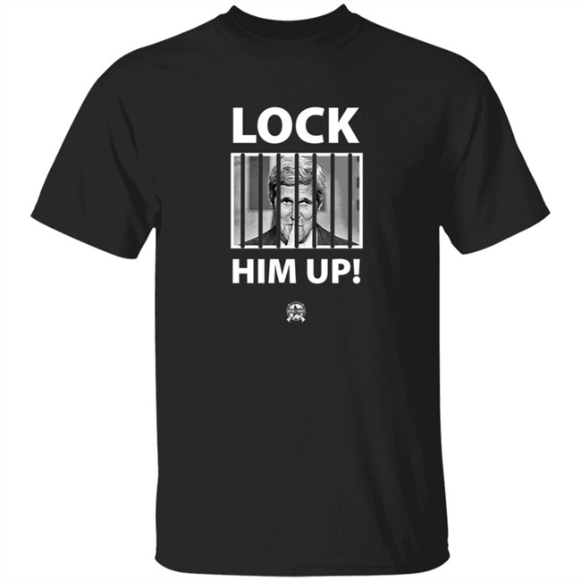 Jack Posobiec Lock Him Up John Kerry Parody T Shirt