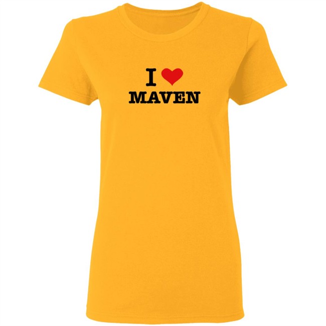 Pro Wrestling Tees I Love Maven T Shirt Pro Wrestling Tees I Love Maven T Shirt