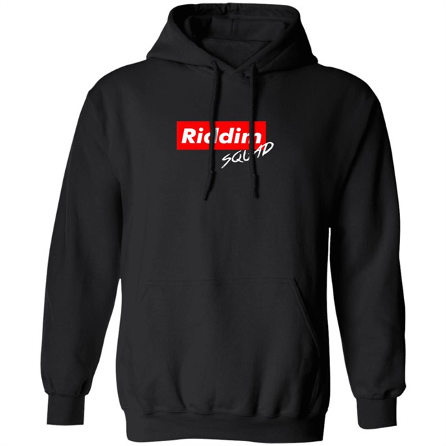Riddim Squad Merch Red Hood Squad Hoodie