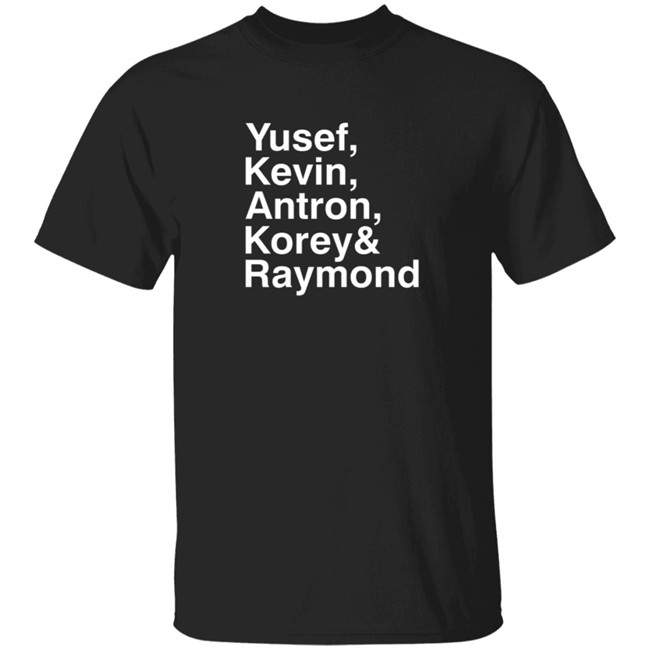 Raymond Santana The Brotherhood Shirts Yusef Kevin Antron Korey Raymond Tee Shirt