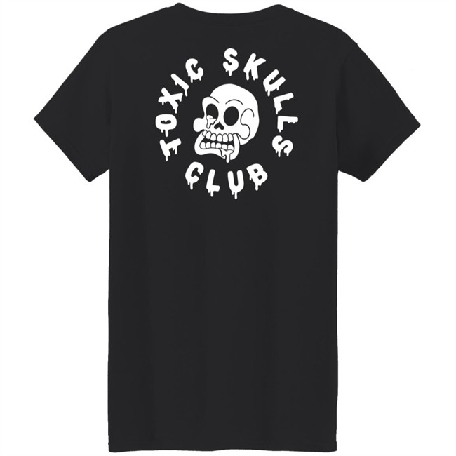 Toxic Skulls Club NFT Merch Logo T Shirt Black Toxic Skulls Club NFT Merch Logo T Shirt Black