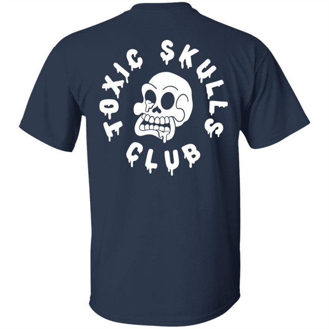 Toxic Skulls Club NFT Merch Logo T Shirt Black Toxic Skulls Club NFT Merch Logo T Shirt Black