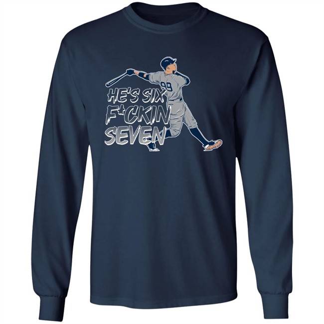 He's Six Fuckin Seven Aaron Boone Shirt The Short Porch Barstool Sports He's Six Fuckin Seven Aaron Boone Shirt The Short Porch Barstool Sports