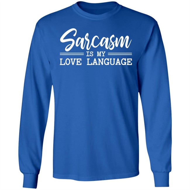 Shop America Sarcasm Is My Love Language Unisex Jersey T Shirt Made in USA Shop America Sarcasm Is My Love Language Unisex Jersey T Shirt Made in USA
