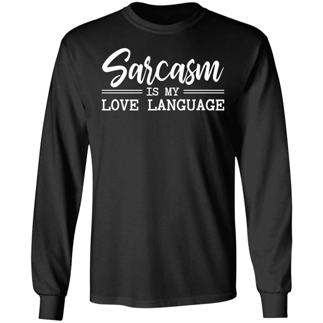 Shop America Sarcasm Is My Love Language Unisex Jersey T Shirt Made in USA Shop America Sarcasm Is My Love Language Unisex Jersey T Shirt Made in USA