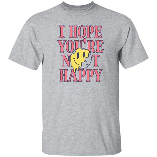 Ashe Merch Hope You're Not Happy Long Sleeve T Shirt Light Blue Ashemusic Ashe Merch Hope You're Not Happy Long Sleeve T Shirt Light Blue Ashemusic
