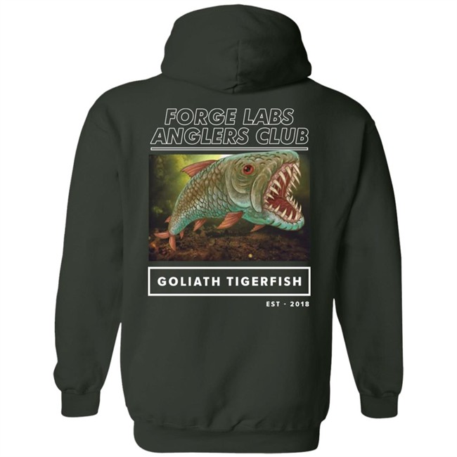 Forge Labs Merch Goliath Tiger Fish Tee Shirt Forge Labs Anglers Club Forge Labs Merch Goliath Tiger Fish Tee Shirt Forge Labs Anglers Club