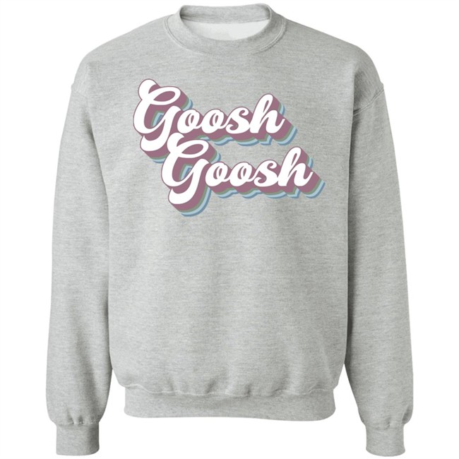 Maia Knight Merch Goosh Goosh White Crewneck Sweatshirt Maia Knight Merch Goosh Goosh White Crewneck Sweatshirt