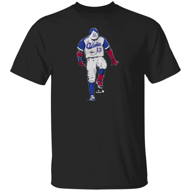 BreakingT The Atlanta Baseball Collection Ronald Acuña Jr The Silencer T Shirt BreakingT The Atlanta Baseball Collection Ronald Acuña Jr The Silencer T Shirt