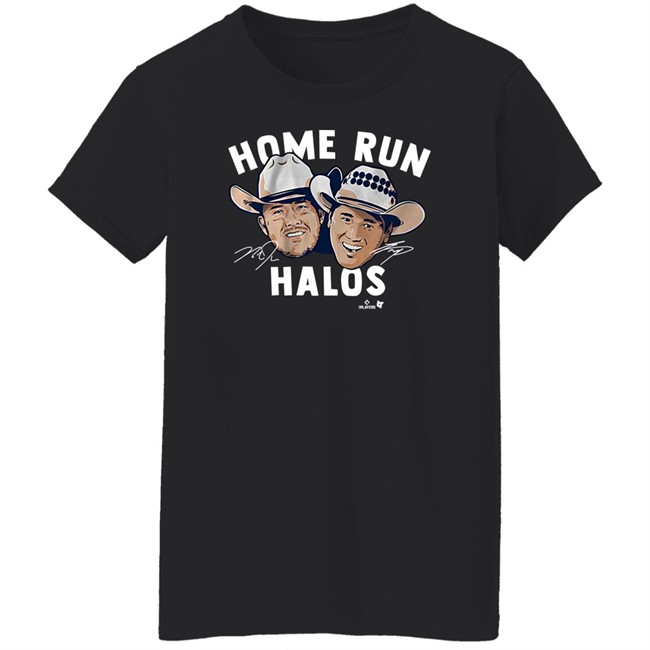 Breaking T Shop Merch Mike Trout And Shohei Ohtani Home Run Halos Shirt Los Angeles Angels Fans Breaking T Shop Merch Mike Trout And Shohei Ohtani Home Run Halos Shirt Los Angeles Angels Fans