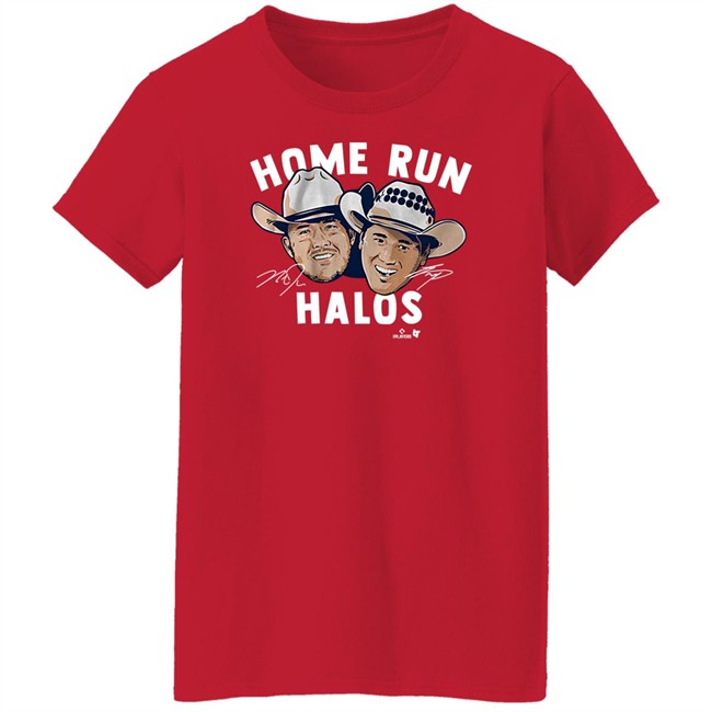 Breaking T Shop Merch Mike Trout And Shohei Ohtani Home Run Halos Shirt Los Angeles Angels Fans Breaking T Shop Merch Mike Trout And Shohei Ohtani Home Run Halos Shirt Los Angeles Angels Fans