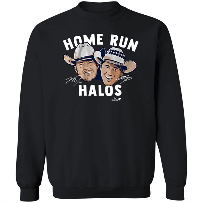 Breaking T Shop Merch Mike Trout And Shohei Ohtani Home Run Halos Shirt Los Angeles Angels Fans Breaking T Shop Merch Mike Trout And Shohei Ohtani Home Run Halos Shirt Los Angeles Angels Fans