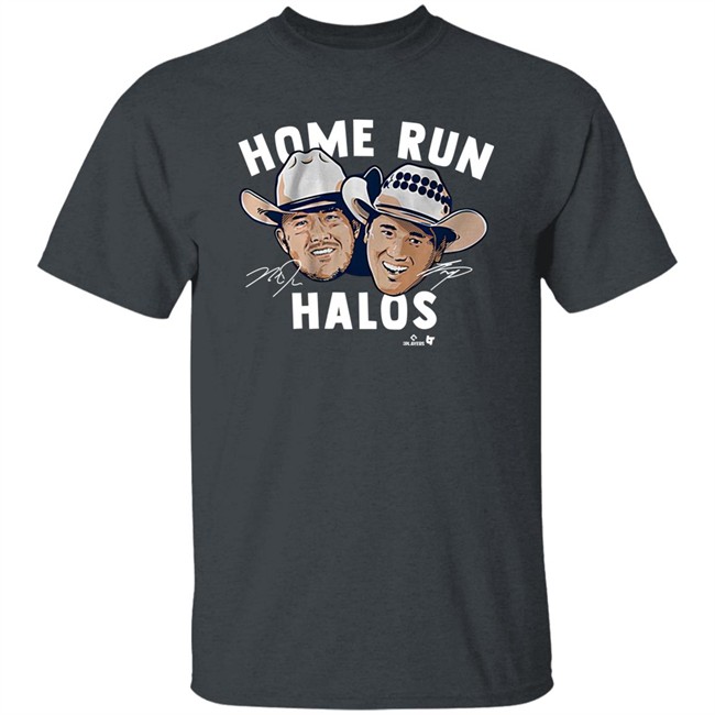 Breaking T Shop Merch Mike Trout And Shohei Ohtani Home Run Halos Shirt Los Angeles Angels Fans Breaking T Shop Merch Mike Trout And Shohei Ohtani Home Run Halos Shirt Los Angeles Angels Fans