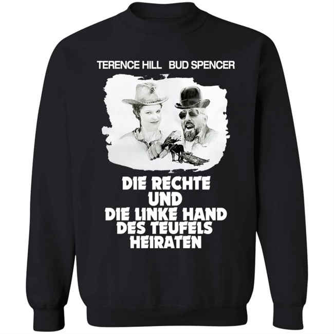 JGA Terence Hill Bud Spencer Die Rechte Und Die Linke Hand Des Teufels Heiraten Shirt Mo JGA Terence Hill Bud Spencer Die Rechte Und Die Linke Hand Des Teufels Heiraten Shirt Mo