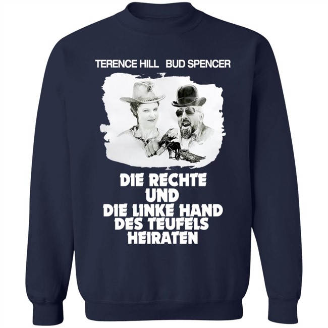 JGA Terence Hill Bud Spencer Die Rechte Und Die Linke Hand Des Teufels Heiraten Shirt Mo JGA Terence Hill Bud Spencer Die Rechte Und Die Linke Hand Des Teufels Heiraten Shirt Mo