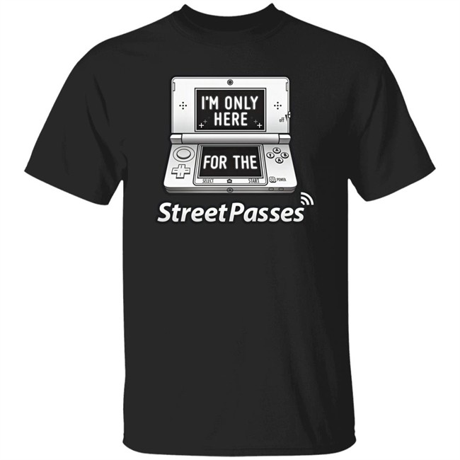 Teemaki Shop Merch I'm Only Here For The Streetpasses Shirt Chris Beardly People Keep Recording Concerts On The Nintendo 3Ds