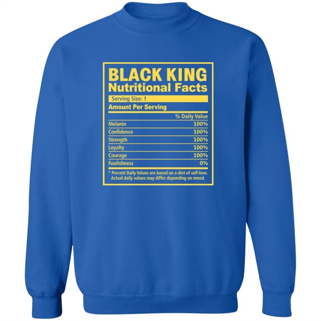 Black King Nutritional Facts Black History Month Shirt Nick Adams Black King Nutritional Facts Black History Month Shirt Nick Adams