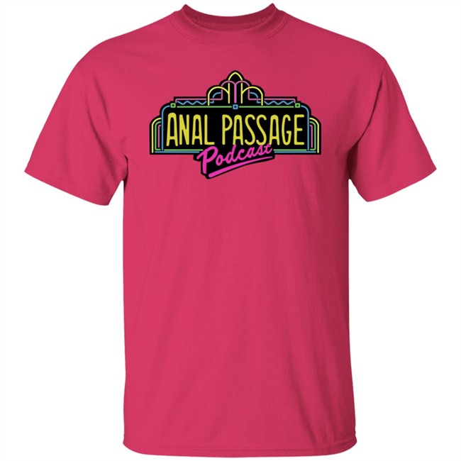 Rooster Teeth Store Anal Passage Marquee Podcast Shirt