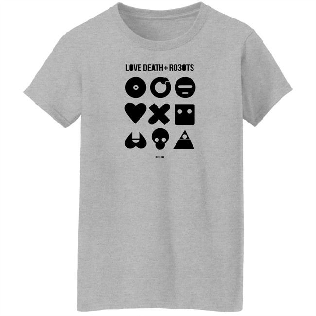 John Scalzi Love Death Robots Blur Shirt John Scalzi Love Death Robots Blur Shirt
