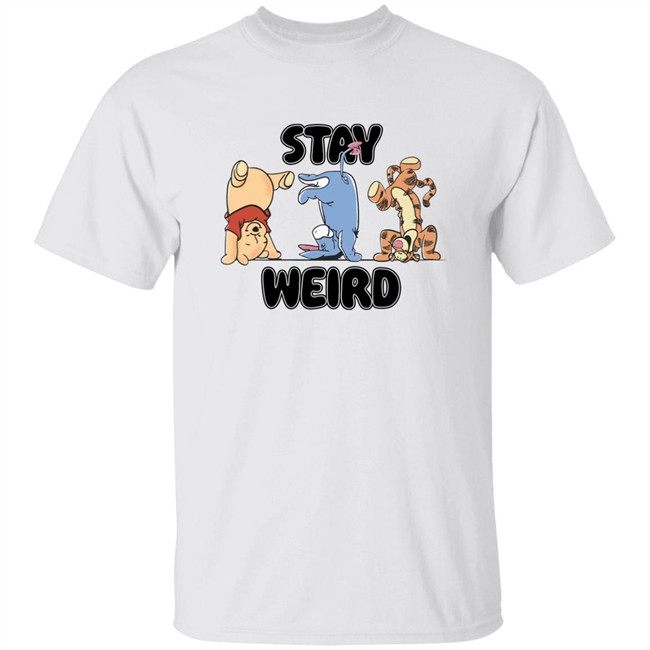 Qwertee Shop Stay Weird Shirt By Turborat