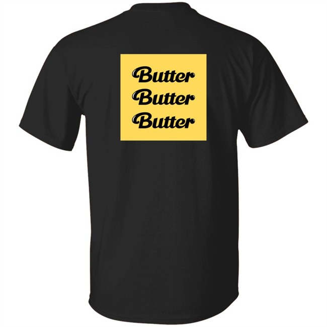 Bts Butter Merch Butter Black T Shirt Bts Butter Merch Butter Black T Shirt