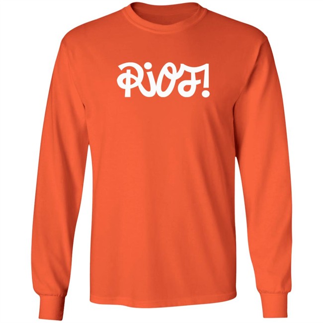 Paramore Merch Riot Orange Crewneck Sweatshirt Paramore Merch Riot Orange Crewneck Sweatshirt