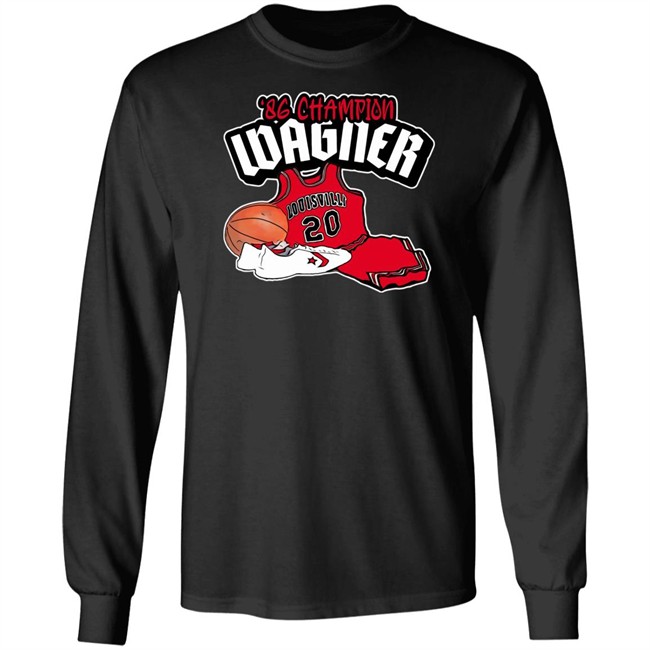 Milt Wagner Tee Shirt '86 Champion Wagner Hooligantshirt Milt Wagner Tee Shirt '86 Champion Wagner Hooligantshirt