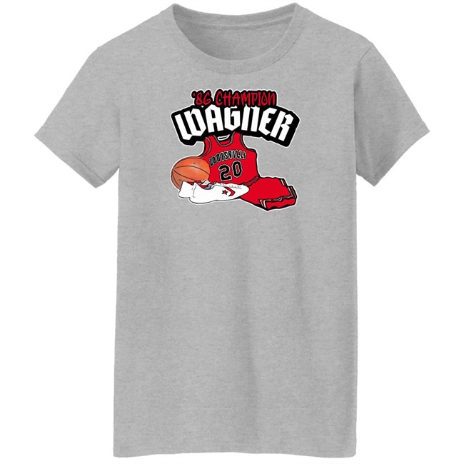 Milt Wagner Tee Shirt '86 Champion Wagner Hooligantshirt Milt Wagner Tee Shirt '86 Champion Wagner Hooligantshirt