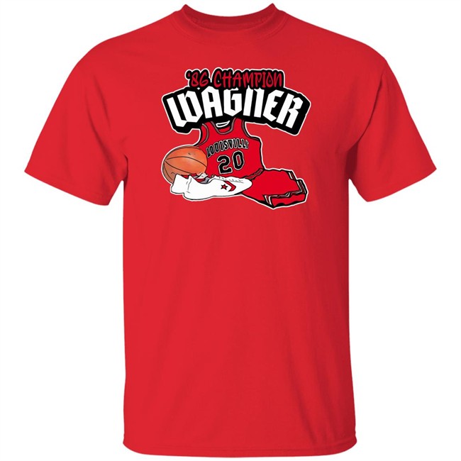 Milt Wagner Tee Shirt '86 Champion Wagner Hooligantshirt Milt Wagner Tee Shirt '86 Champion Wagner Hooligantshirt