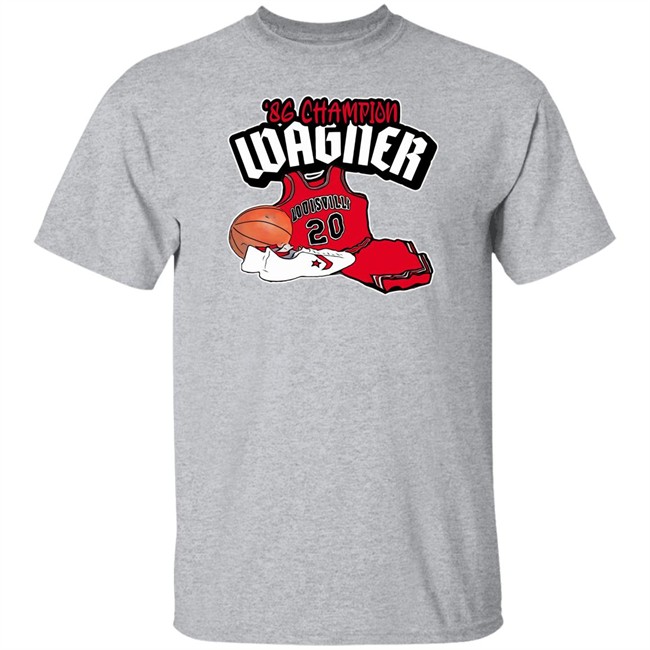 Milt Wagner Tee Shirt '86 Champion Wagner Hooligantshirt Milt Wagner Tee Shirt '86 Champion Wagner Hooligantshirt