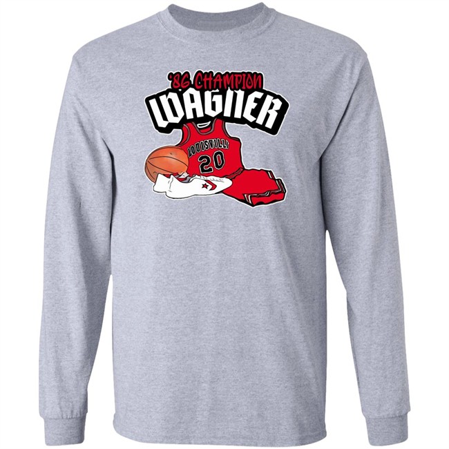 Milt Wagner Tee Shirt '86 Champion Wagner Hooligantshirt Milt Wagner Tee Shirt '86 Champion Wagner Hooligantshirt