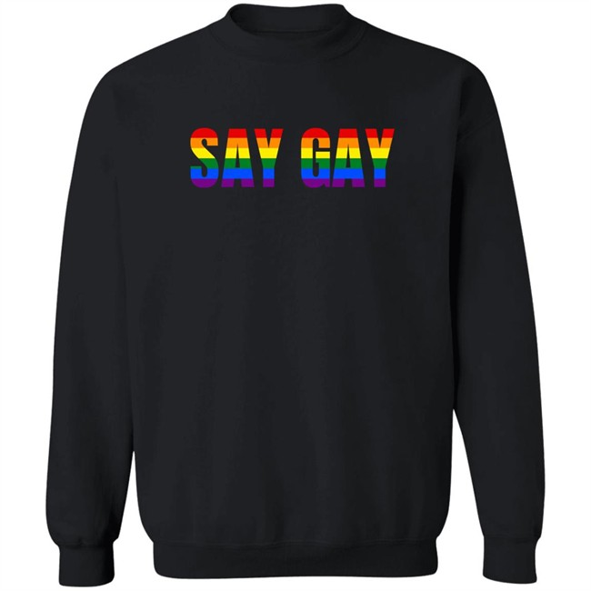Queerencia Shop Say Gay Rainbow LGBT Shirt Dr. Rich Minuski Queerencia Shop Say Gay Rainbow LGBT Shirt Dr. Rich Minuski
