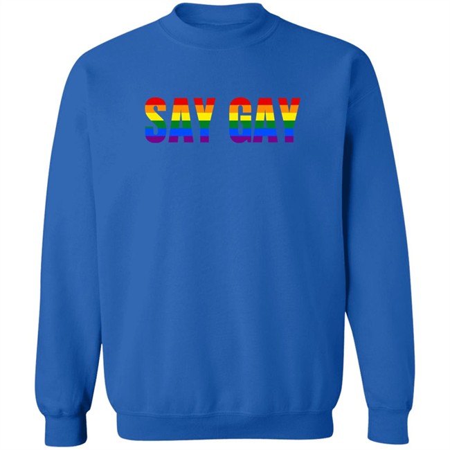 Queerencia Shop Say Gay Rainbow LGBT Shirt Dr. Rich Minuski Queerencia Shop Say Gay Rainbow LGBT Shirt Dr. Rich Minuski